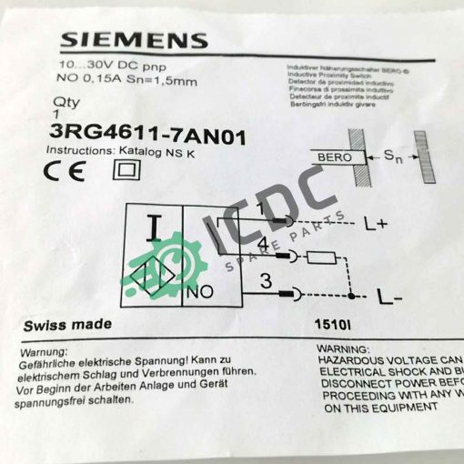 SIEMENS 3RG46 11 7AN01 ICDC 001747 2