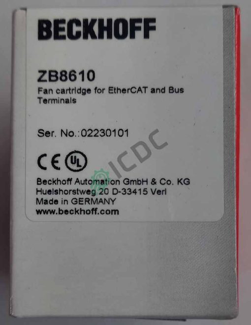 BECKHOFF - ZB8610 - Fan cartridge for EtherCAT and Bus Terminals