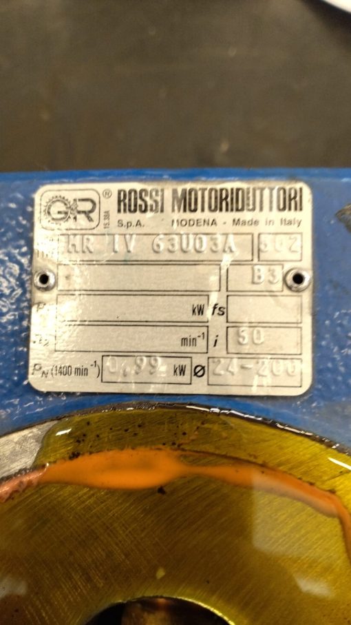 ROSSI MOTORIDUTTORI - MRIV 63U03A - Gear Reducer