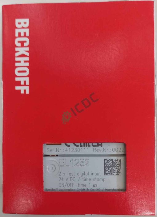 BECKHOFF - EL1252 - EtherCAT, Electronic Encoders - ICDC-040708 - New