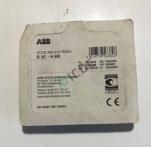 ABB 2CDS200912R0001 - S2CH6R | In Stock in ICDC!