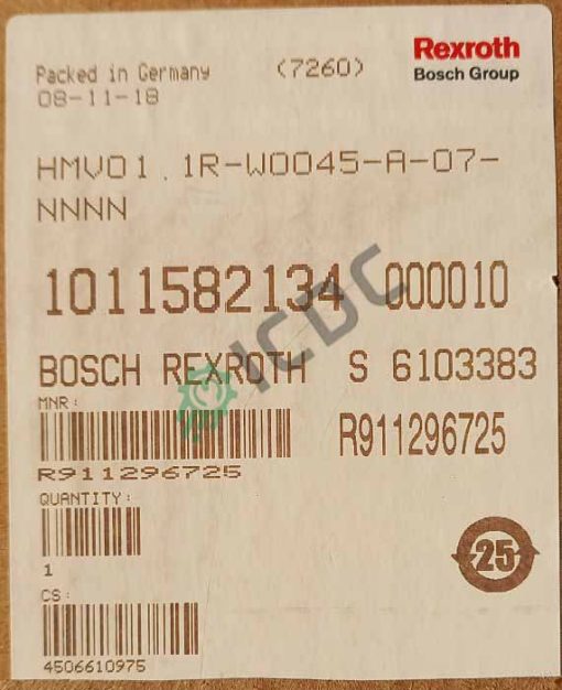 REXROTH  R911296725 | Available in Stock in ICDC!